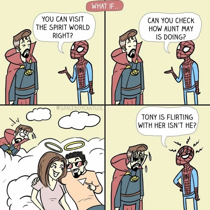 spaceboycantlol14 20 best Hilarious Superhero Comics with Twists: From Adorable to Darkly Funny (New Pics)