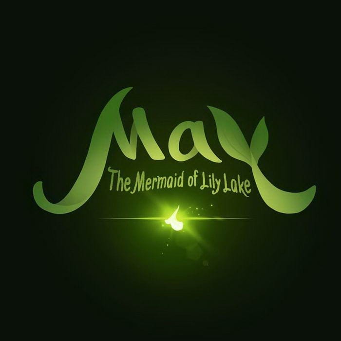 1-23 Young artist draws a cartoon of a green mermaid in a lotus pond that touches the hearts of netizens
