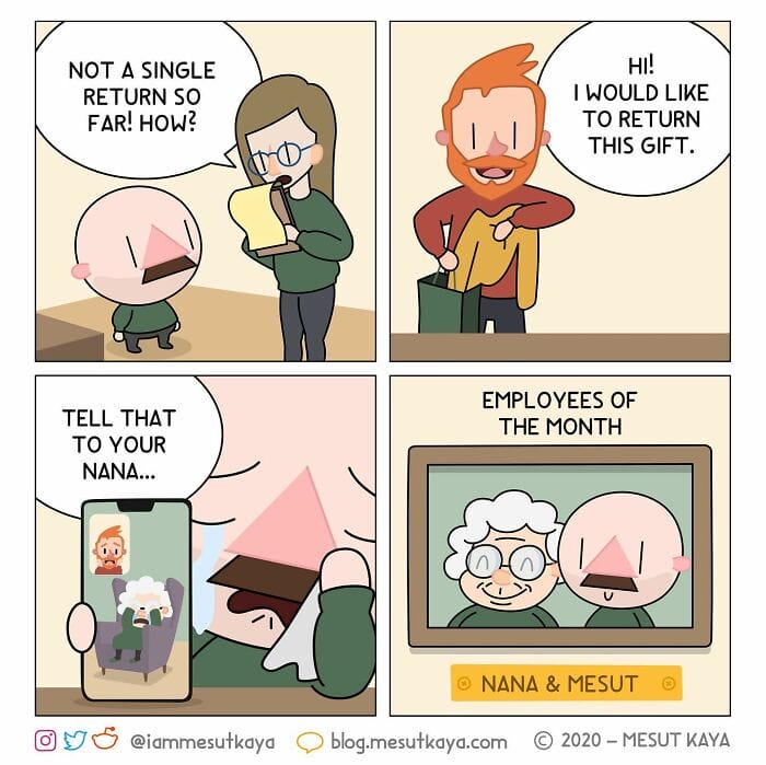 10-1 20 Hilarious Comics Depicting Awkward Life Moments With an Exaggerated Version of the Artist