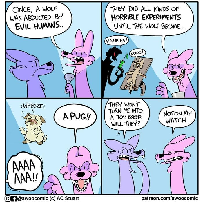18-7 20 Adorably Awoo Silly Comics About Woodland Wolves by This Artist