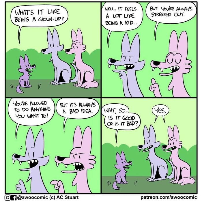20-7 20 Adorably Awoo Silly Comics About Woodland Wolves by This Artist