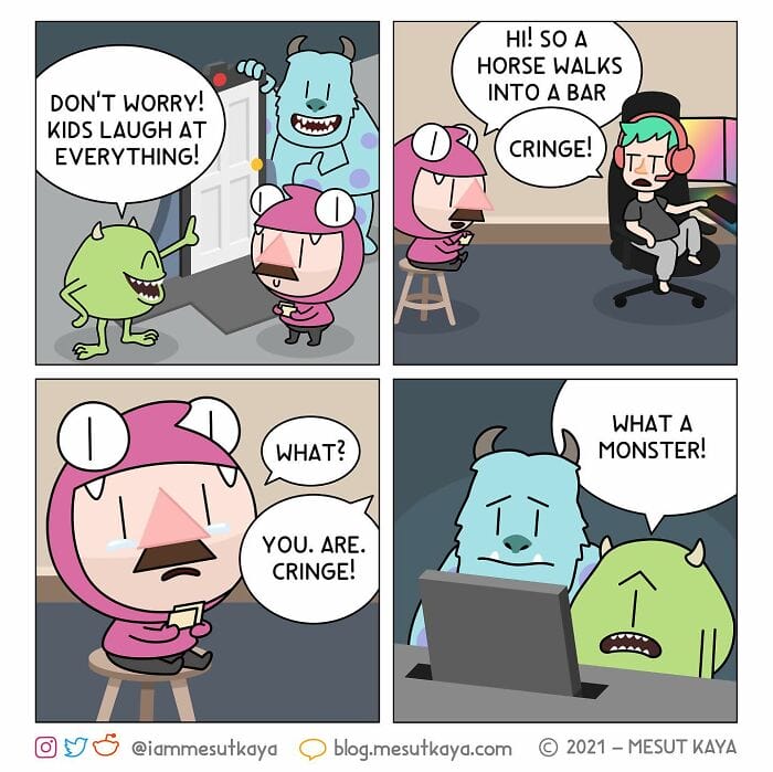 6-1 20 Hilarious Comics Depicting Awkward Life Moments With an Exaggerated Version of the Artist