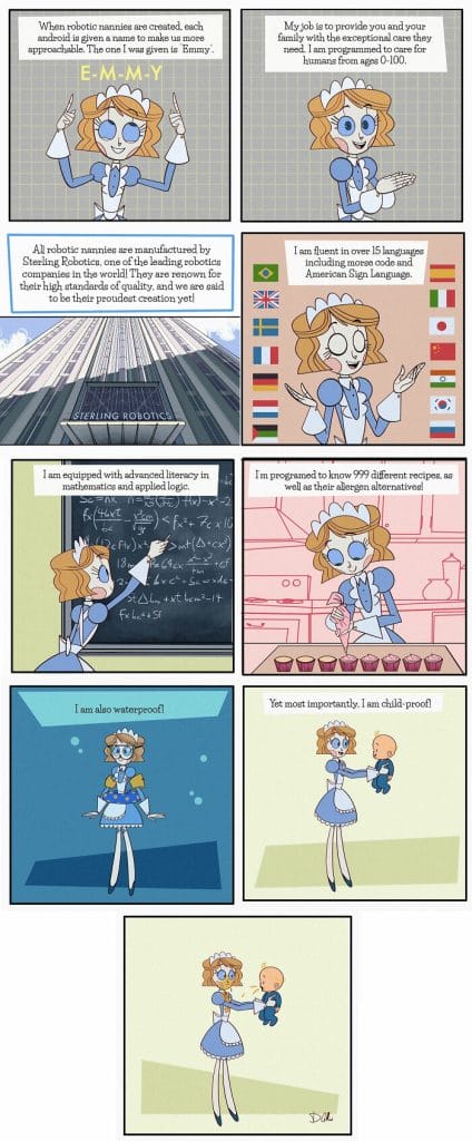 10-2-424x1024 Top 10 Emmy the Robot Comics by Dominic Cellini – Hilarious Moments in Robotic Comedy!