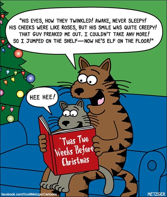 10-82 20 Funny Cat Cartoons by Scott Metzger That Totally Get Cat Life