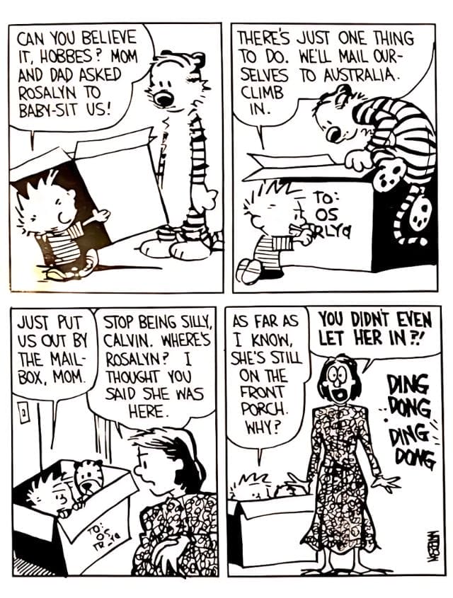 11-85 20 Popular Comics from Calvin and Hobbes That Mix Deep Thoughts with Big Laughs