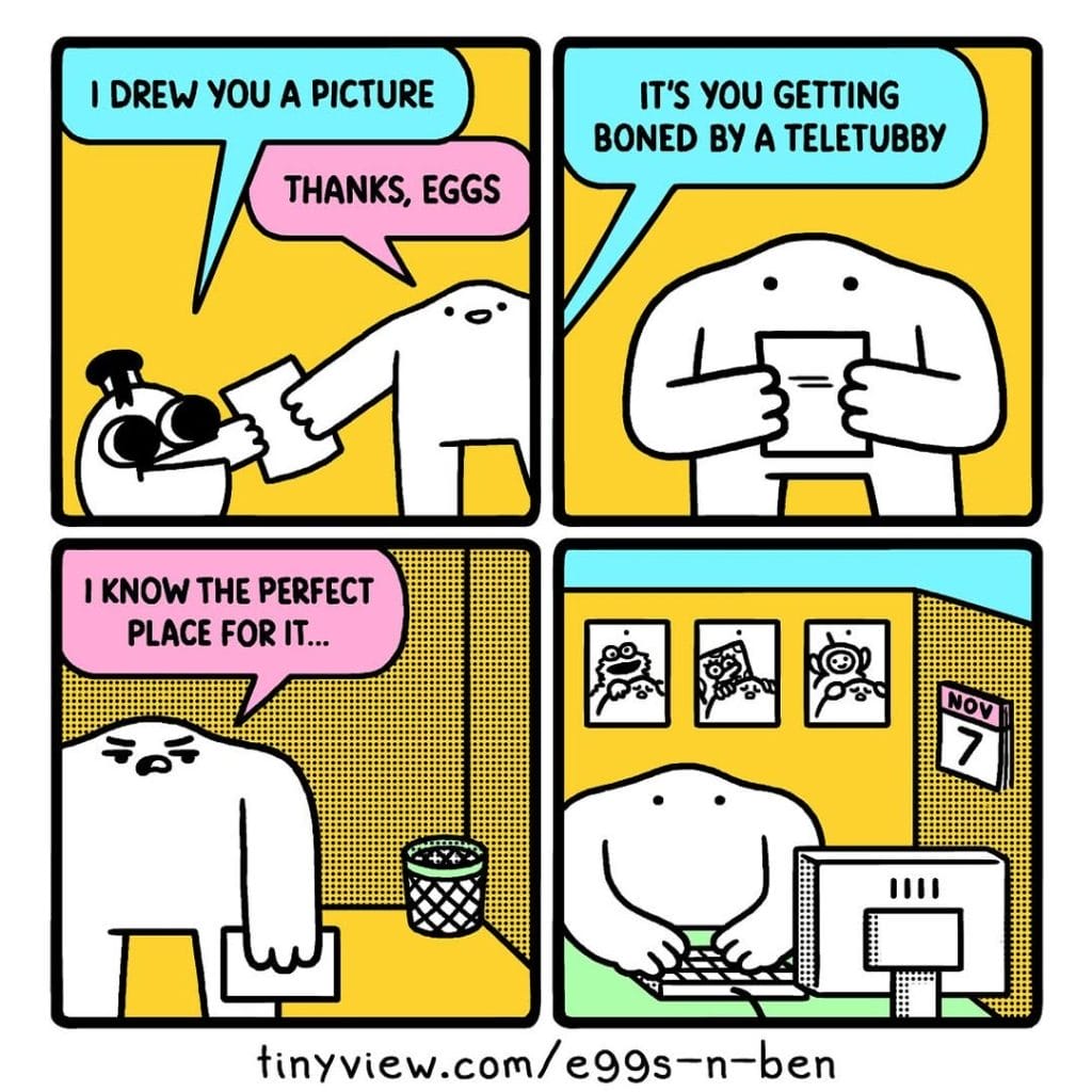 13-64-1024x1024 20 Hilarious Dark Comic Strips by Extra Fabulous Comics That'll Twist Your Brain