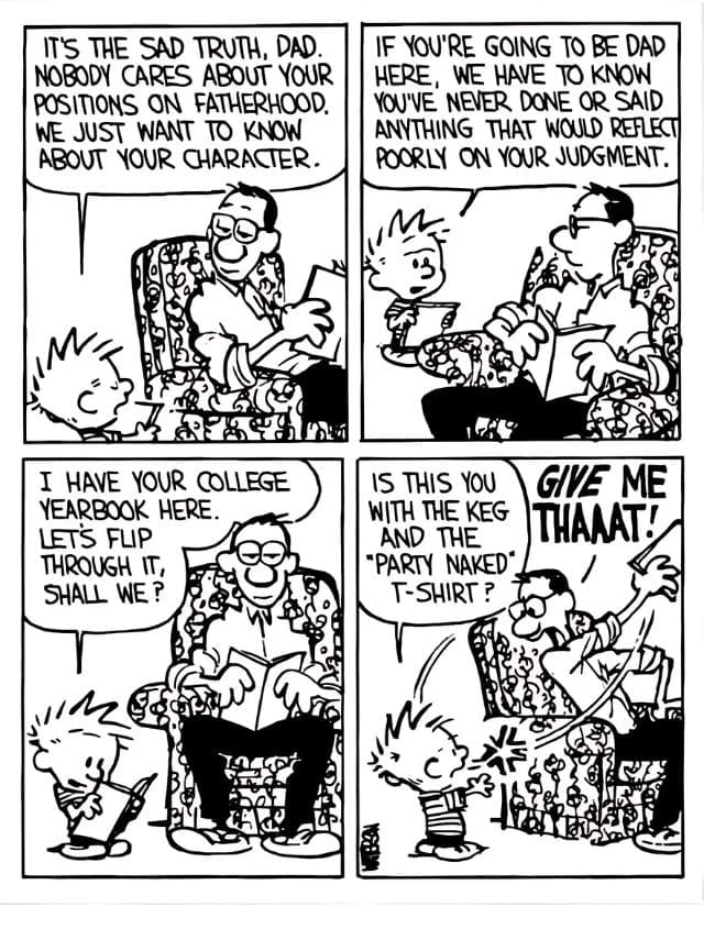 14-86 20 Popular Comics from Calvin and Hobbes That Mix Deep Thoughts with Big Laughs