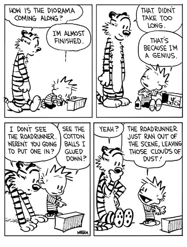 2-105 20 Popular Comics from Calvin and Hobbes That Mix Deep Thoughts with Big Laughs