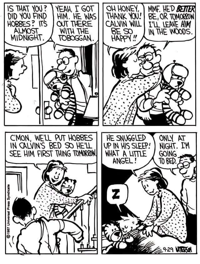 20-79 20 Popular Comics from Calvin and Hobbes That Mix Deep Thoughts with Big Laughs