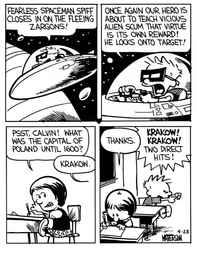 3-102 20 Popular Comics from Calvin and Hobbes That Mix Deep Thoughts with Big Laughs