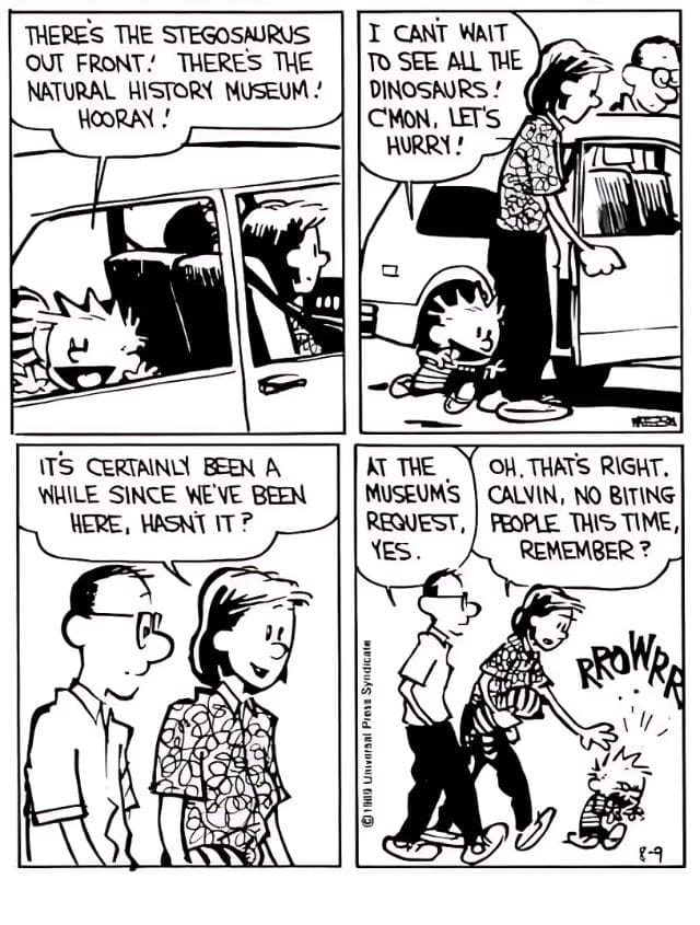 6-102 20 Popular Comics from Calvin and Hobbes That Mix Deep Thoughts with Big Laughs
