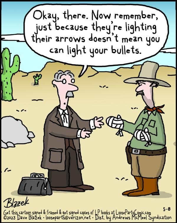 7-84 20 New Humor Cartoons by Dave Blazek That Prove He’s the King of Smart Humor