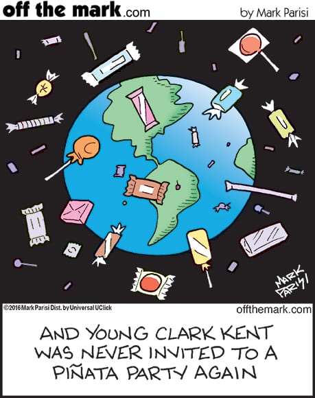 13-26 10+ Superman comics get a hilarious twist in these witty cartoon strips