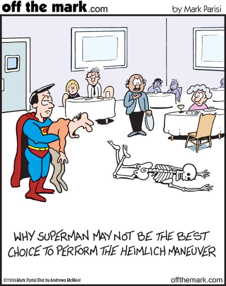 14-25 10+ Superman comics get a hilarious twist in these witty cartoon strips