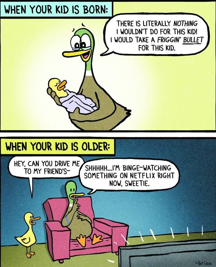 17-1 20 Relatable Parenting Cartoons The Hilarious World of Fowl Language