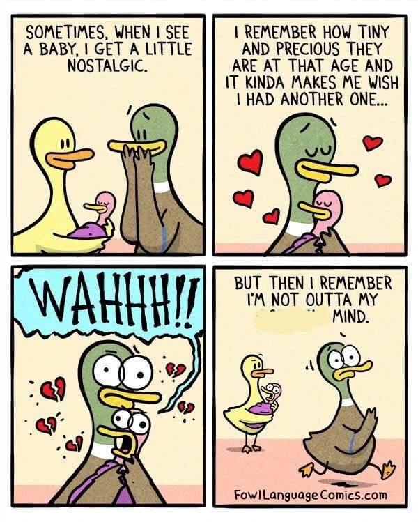 7-2 20 Relatable Parenting Cartoons The Hilarious World of Fowl Language