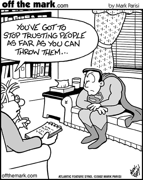 9-24 10+ Superman comics get a hilarious twist in these witty cartoon strips